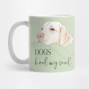 DOGS Heal my Soul - Labrador Retriever Mug